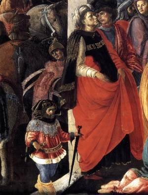 Sandro Botticelli (Alessandro Filipepi) - Adoration of the Magi (detail 1) 1465-67