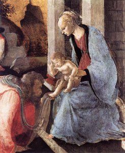 Adoration of the Magi (detail) 1470-75