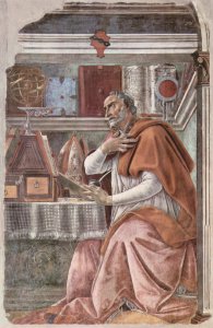 St. Augustine's prayer in contemplation