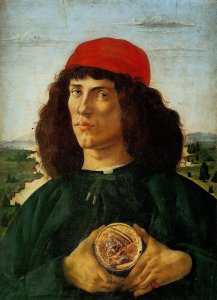 Portrait of a Man with a Medal of Cosimo the Elder c. 1474