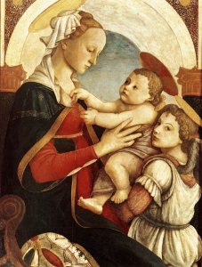 Madonna and Child with an Angel 1465-67