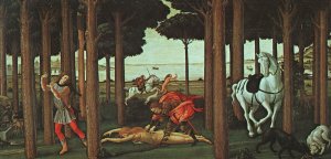 The Story of Nastagio degli Onesti (second episode) c. 1483